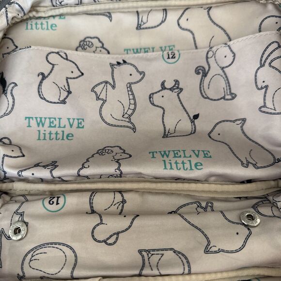 Twelvelittle Diaper Clutch Crossbody Diaper Bag Quilted‎ Metallic Gray - Picture 9 of 16